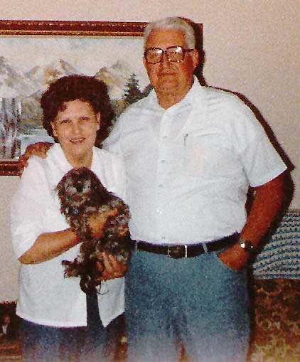 Jennie Brown Draney, dog, Willard Eugene Draney