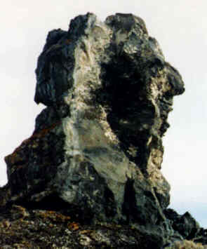 The "Great Stone Face" or the "Guardian of Deseret" attributed as the profile of Joseph Smith