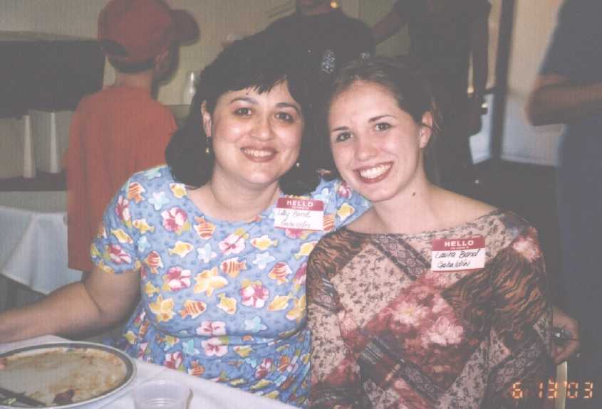 Lilly and Laura - June 2003