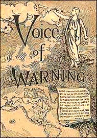 "Voice of Warning" 1837 cover