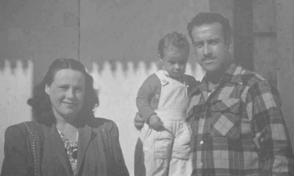 Bertha Brown Navas, Ana Lucia Navas, and Everardo Navas c.1948