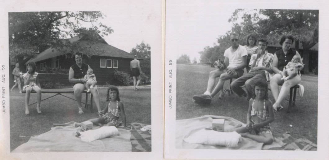 Family outing to Camp Dearborn - August 1955