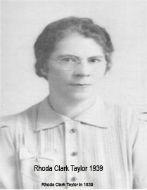 Rhoda Clark Taylor 1939