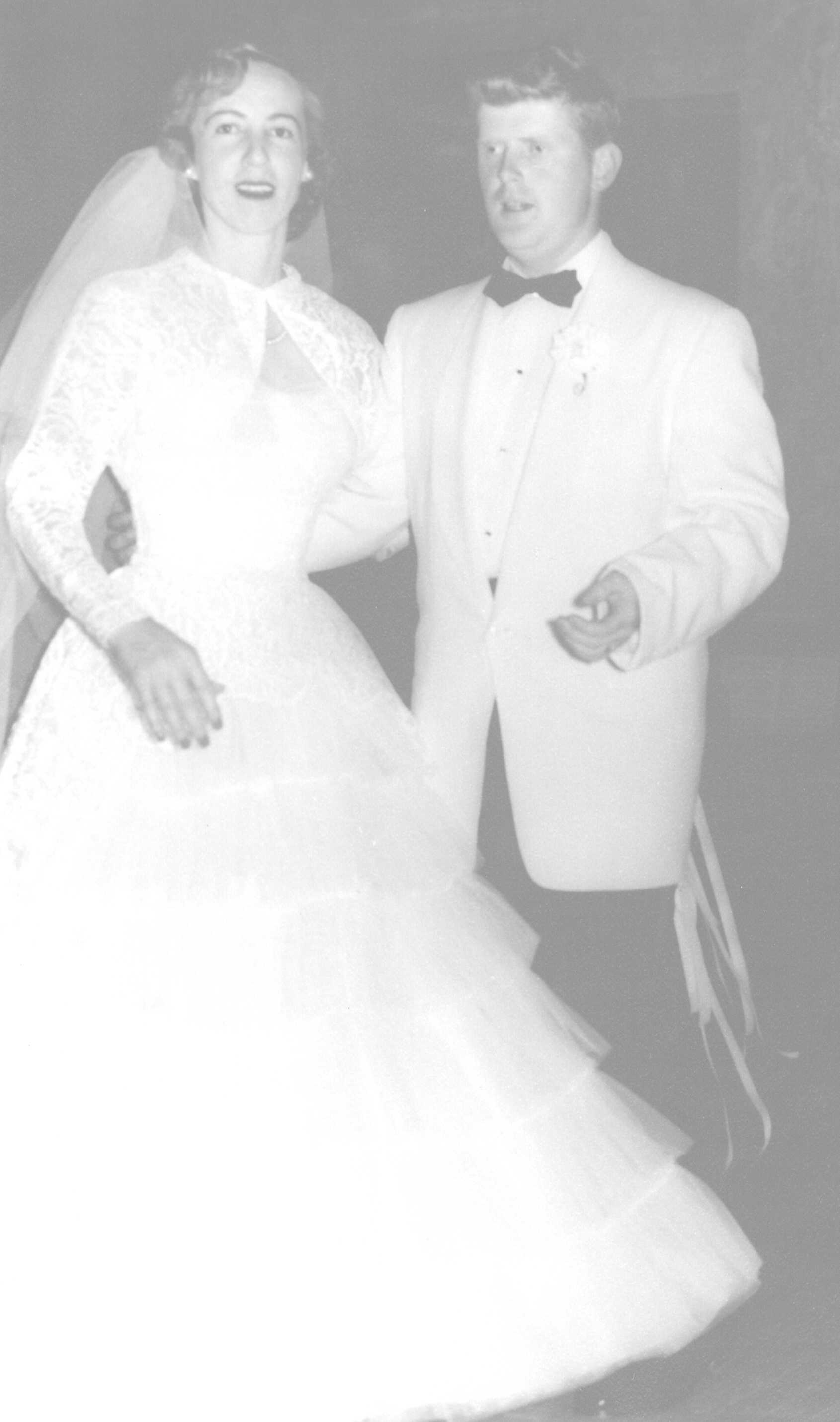 Mary Brown marries John Denny Hayden September 12, 1953 in El Paso, Texas
