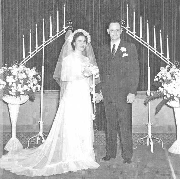 Corene Hawsey weds Robert T. Archer on January 10, 1954 in Kerman, Fresno, CA
