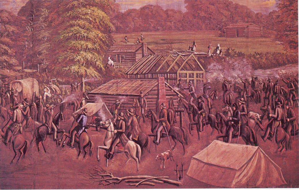 Haun's Mill Massacre - painting by C.C.A. Christensen