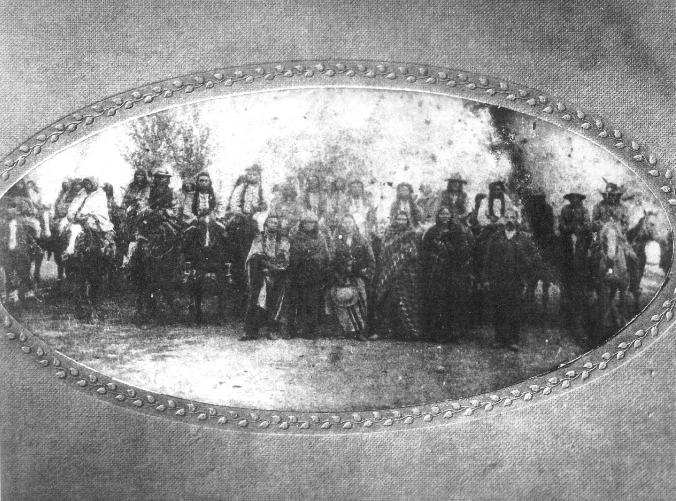 James Harvey Brown with Bannock Shoshone Indians 
