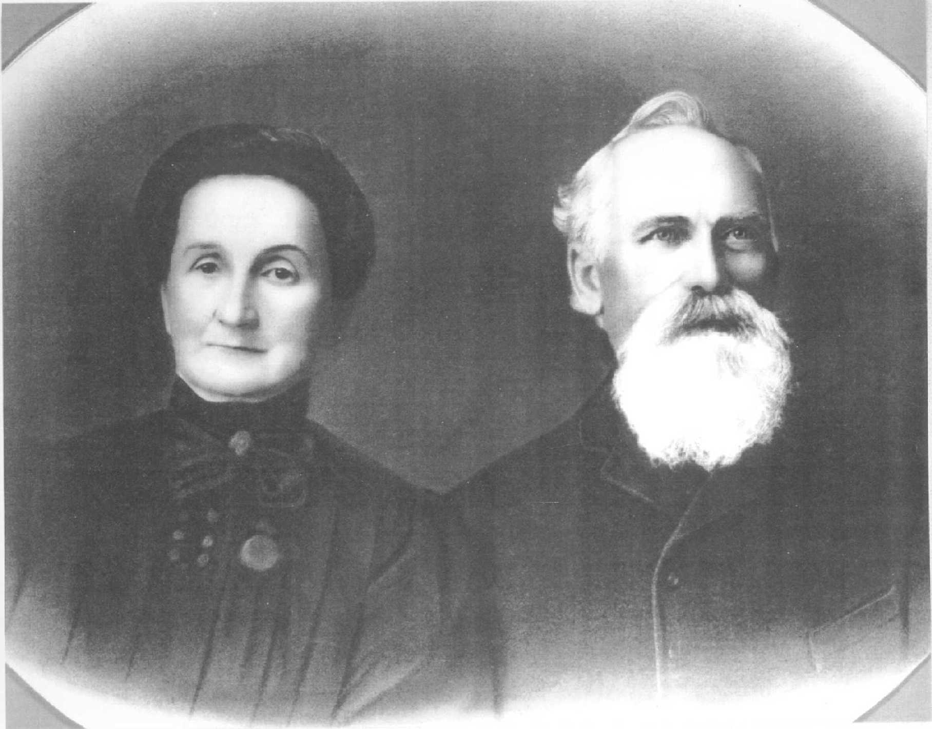 Elizabeth Leah Williams Brown and husband, James Jarvey Brown