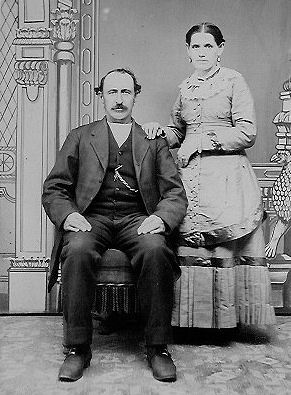 Abraham Zundel and his wife, Abigail Abbott Zundel