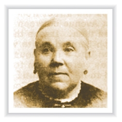 Phoebe Abbott in 1874; 1831-1914
