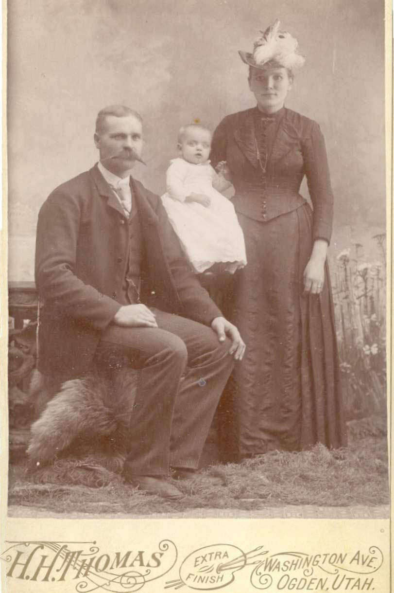 Calvin Brown, young Emma, Emma F.H. Brown - c. 1893