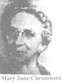 Mary Jane Christensen Brown 1889-1976