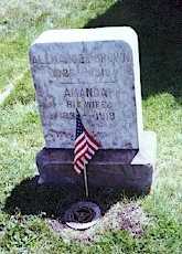Alexander Brown headstone at Ogden City Cemetery