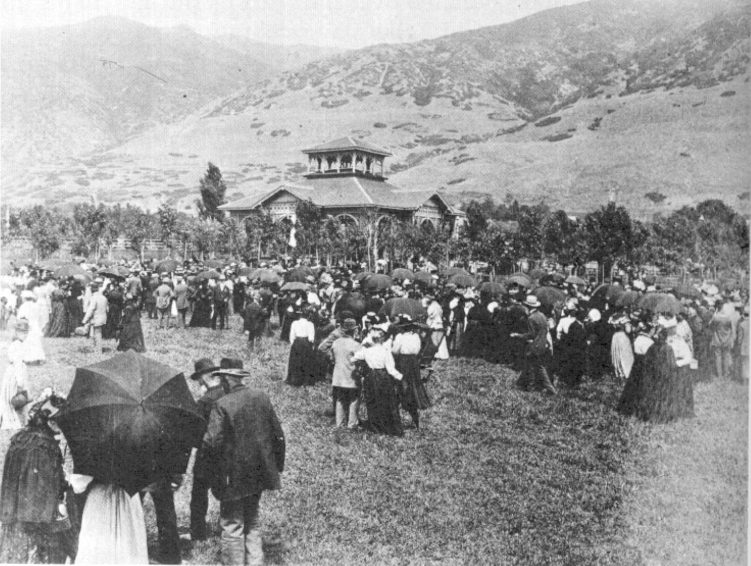 July 6, 1898 Old Folks Day at Lagoon, Farmington, Utah