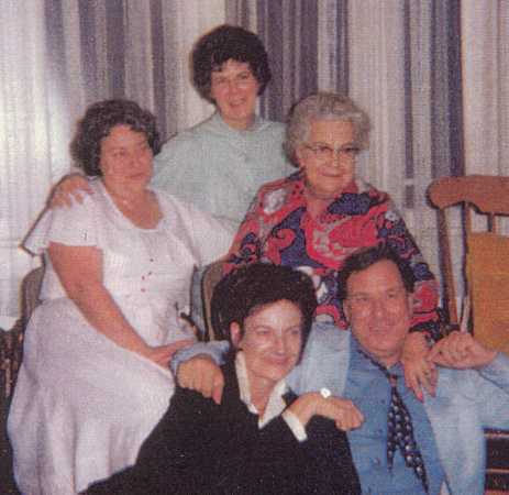 Dorothy "Dot" Brown Adams Gregerson with her children