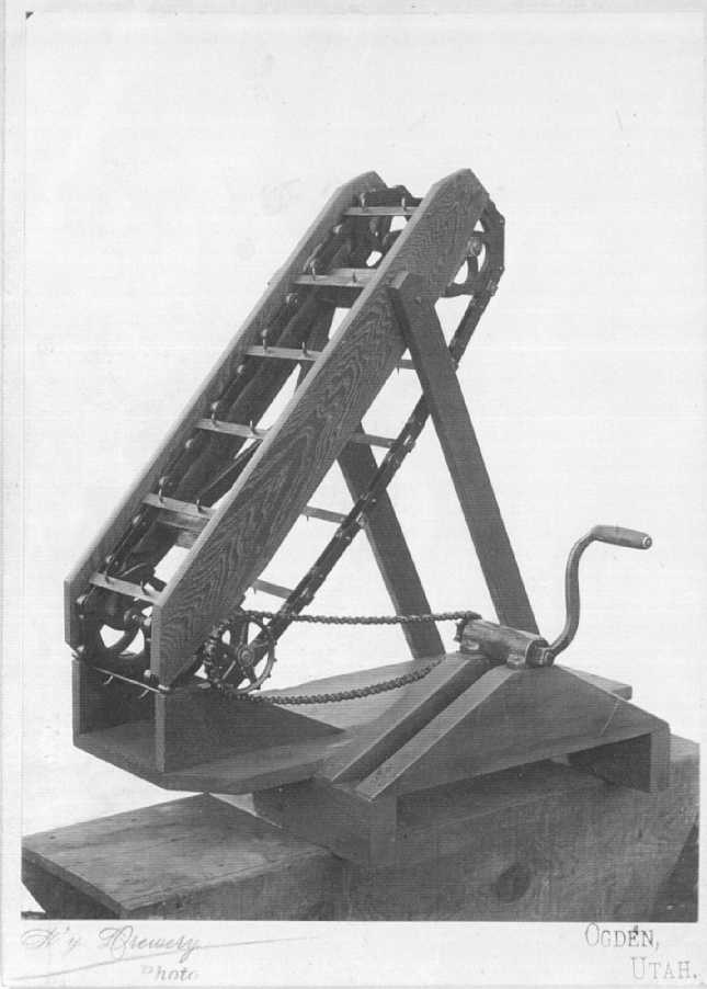 Francis Adora Brown's conveyor invention