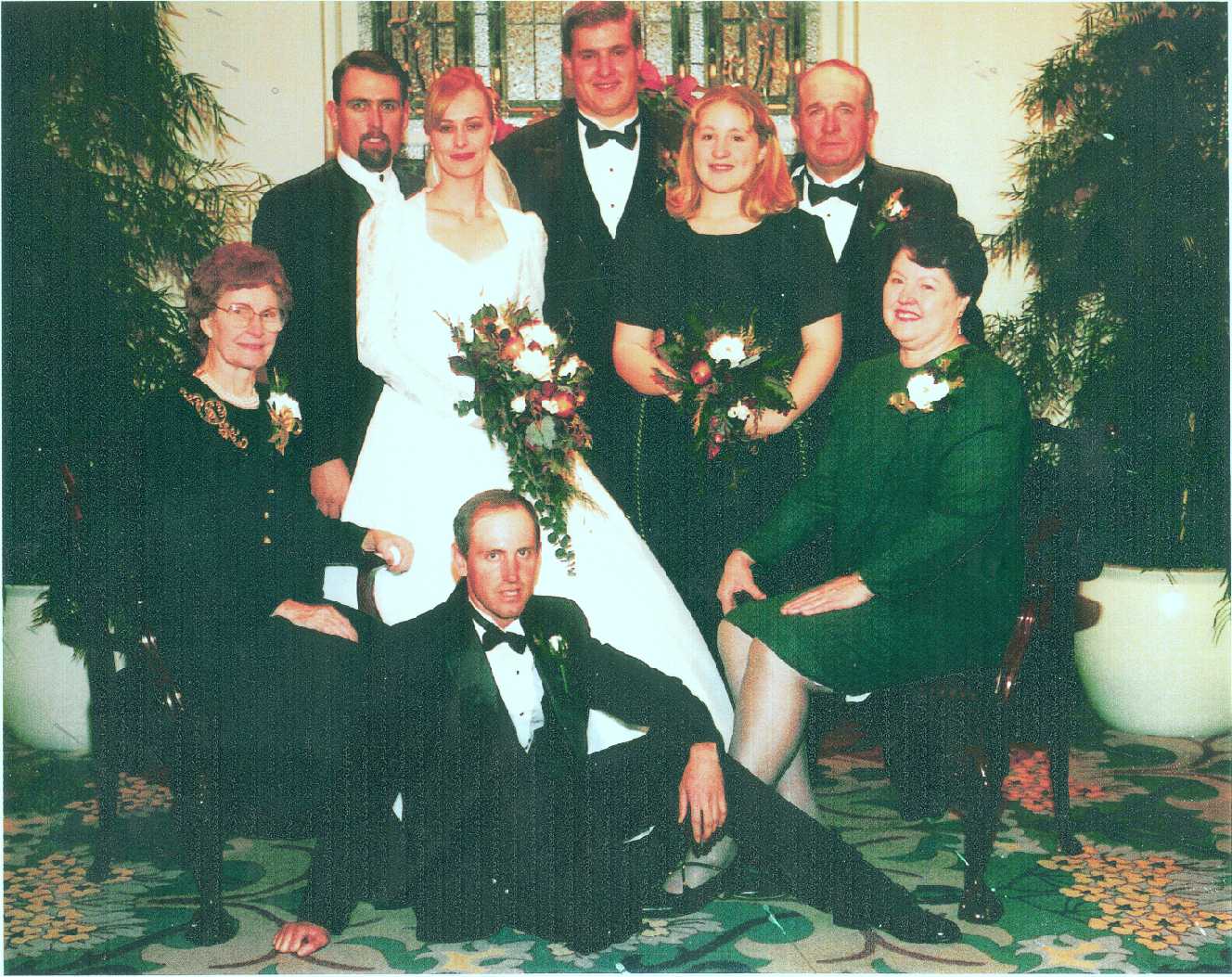 Glenda Lorraine Draney Uhlig son's wedding photo