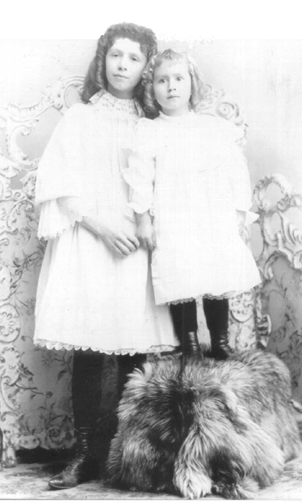 Edith Belle Brown and Nondas Brown c. 1898