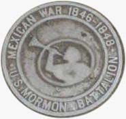 U.S. Mormon Battation Mexican War Medal 1846-1848