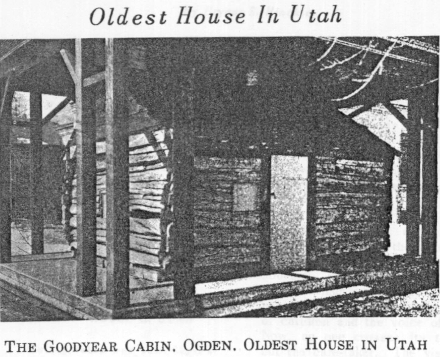Oldest House in Utah