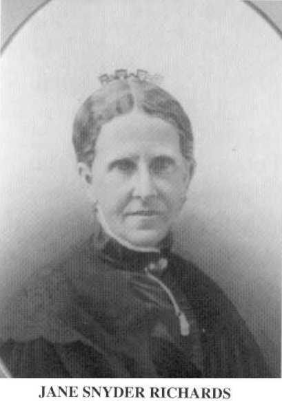 Jane Snyder Richards 1823-1912