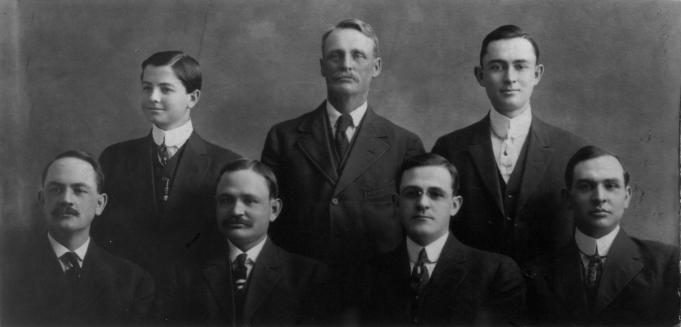 Sons of Bernard White, March 1912