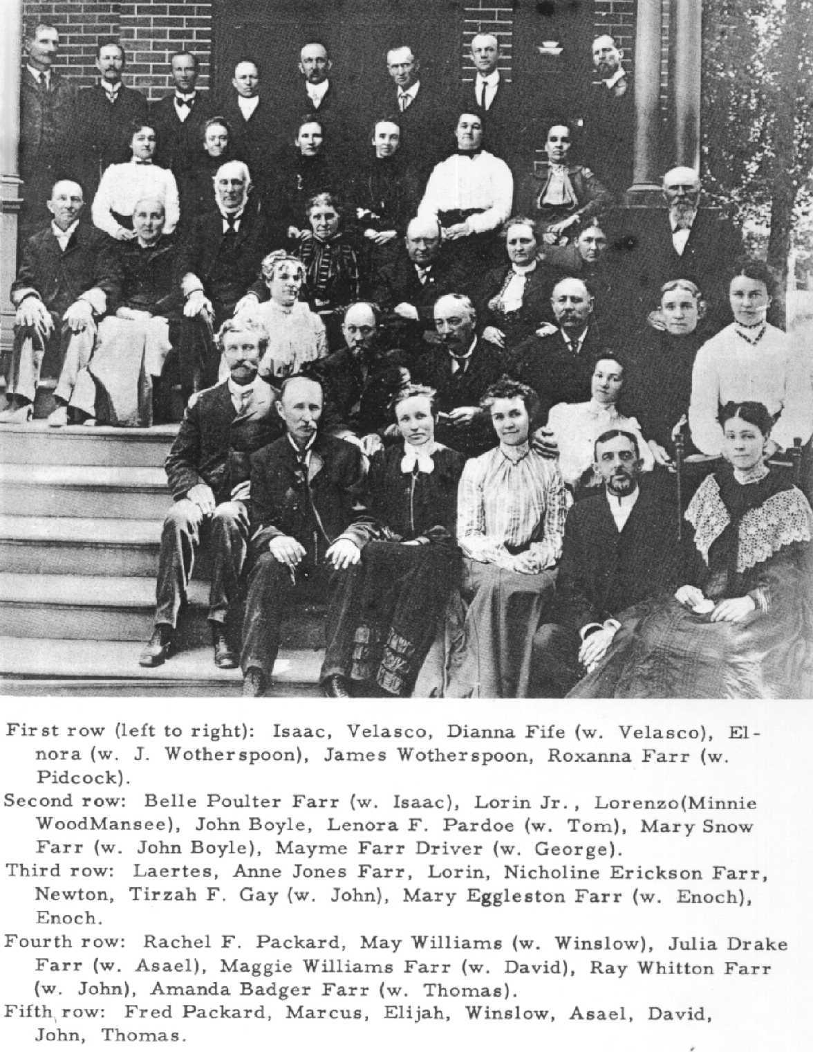 Valasco Farr and Diana Fife Farr with group