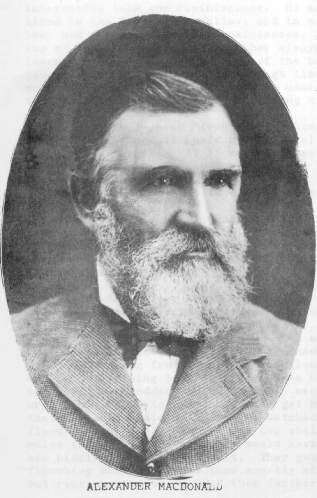 Mayor Alexander Findlay Macdonald 1825-1903