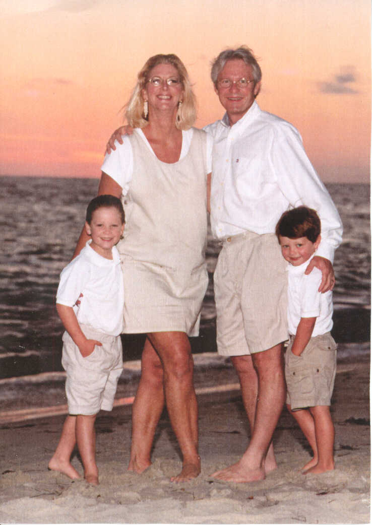 Andrea and Tom with sons