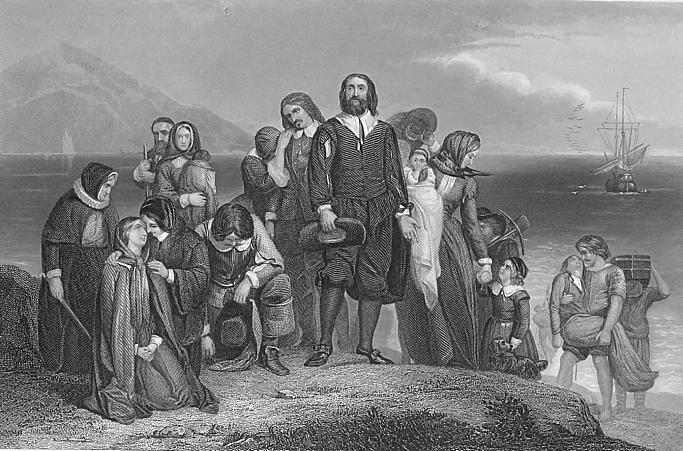 Mayflower pilgrims first landing 1620