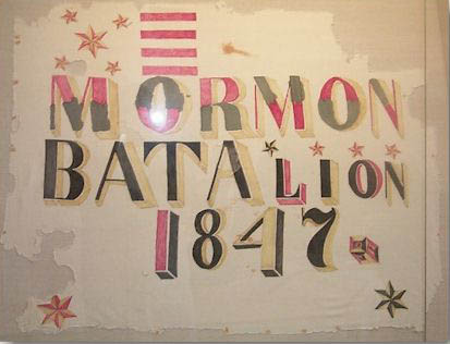 Mormon Battalion flag from 1846-1847