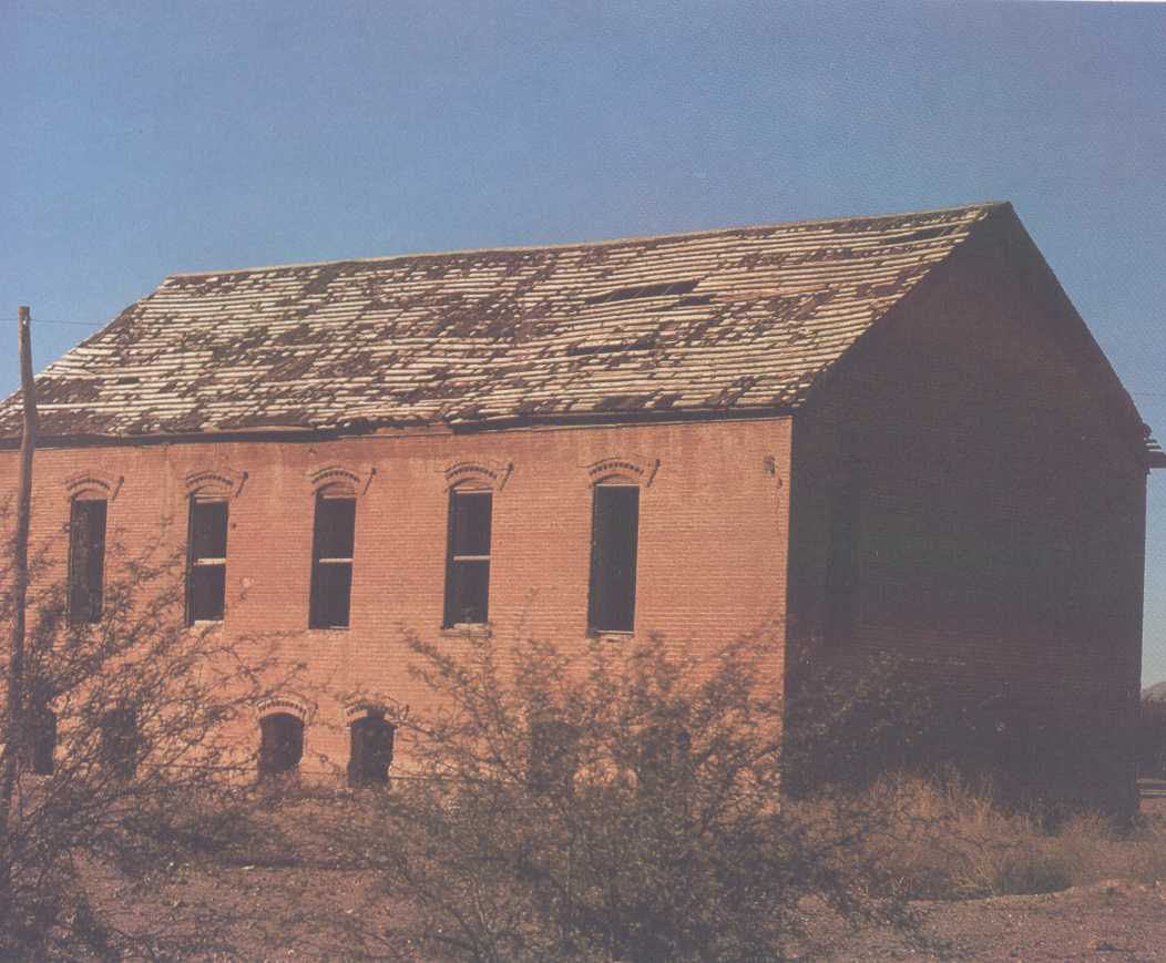 Colonia Morelos church and schoolhouse