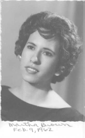 Martha Gabaldon Brown Gardner 1940- - 22 yrs old