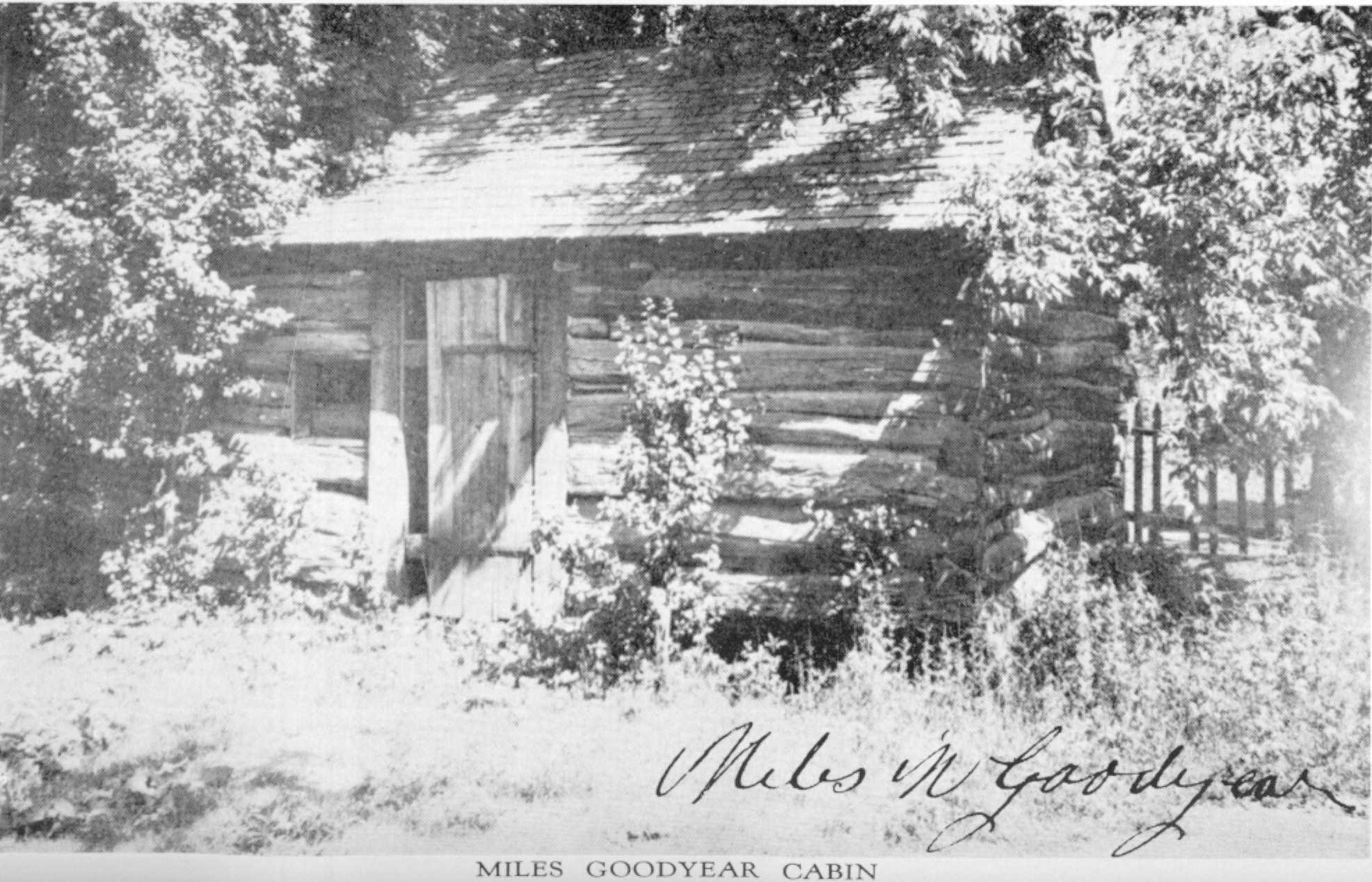 Miles M. Goodyear Cabin 1841-1847 when sold to CJB