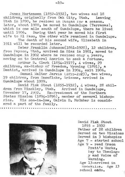 Page 10 David Fisk Stout 1855-1932