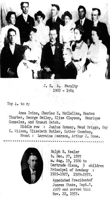 Page 50 Juarez Stake Academy facualty 1903-1904