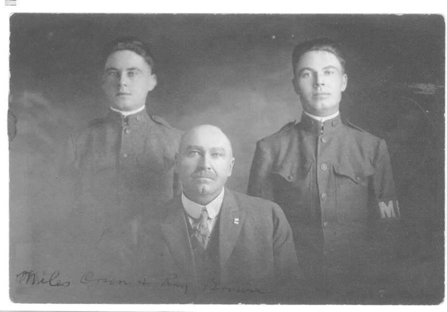 Miles Brown, Orson Pratt Brown, Ray Brown, c.1913