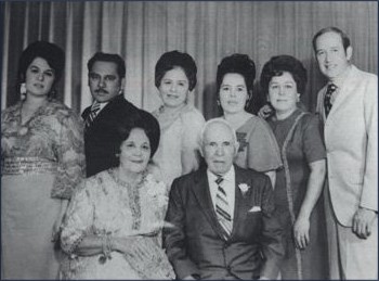 Manrique and Regina Gonzalez Family c1950