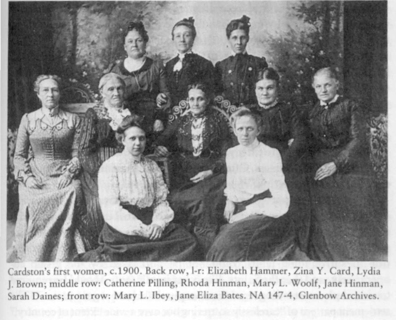 Cardston's First Women c. 1900