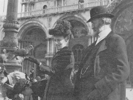 Emily Wells Grant and Heber J. Grant in Venice, Italy 1906