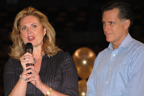 Ann Davies Romney and Mitt Romney 2007