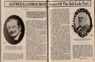 Alfred Lambourne 1850-1926 - Artist of the Salt Lake Trail