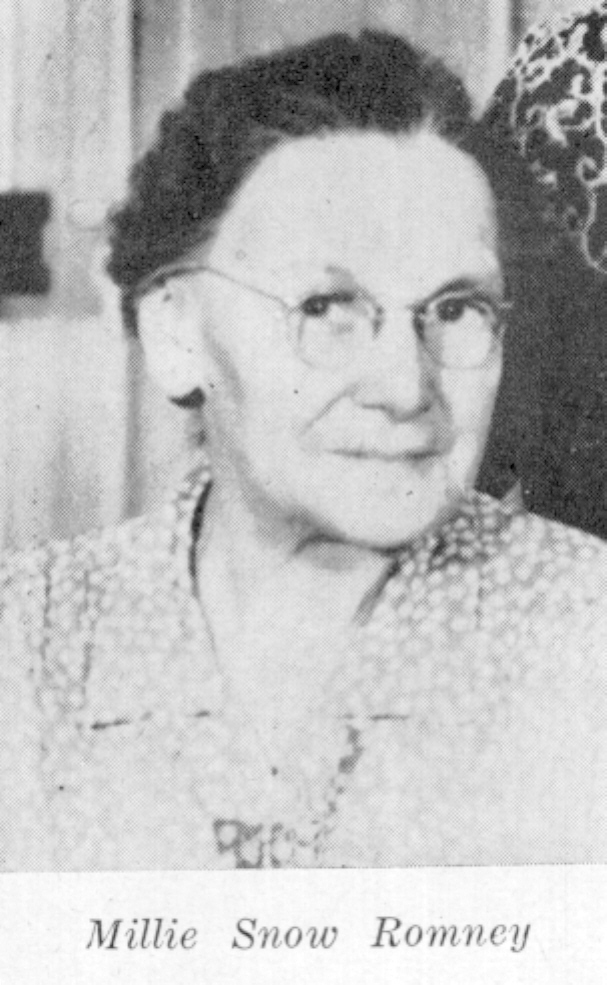 Emily "Millie" Henrietta Eyring Snow Romney 1870-1947