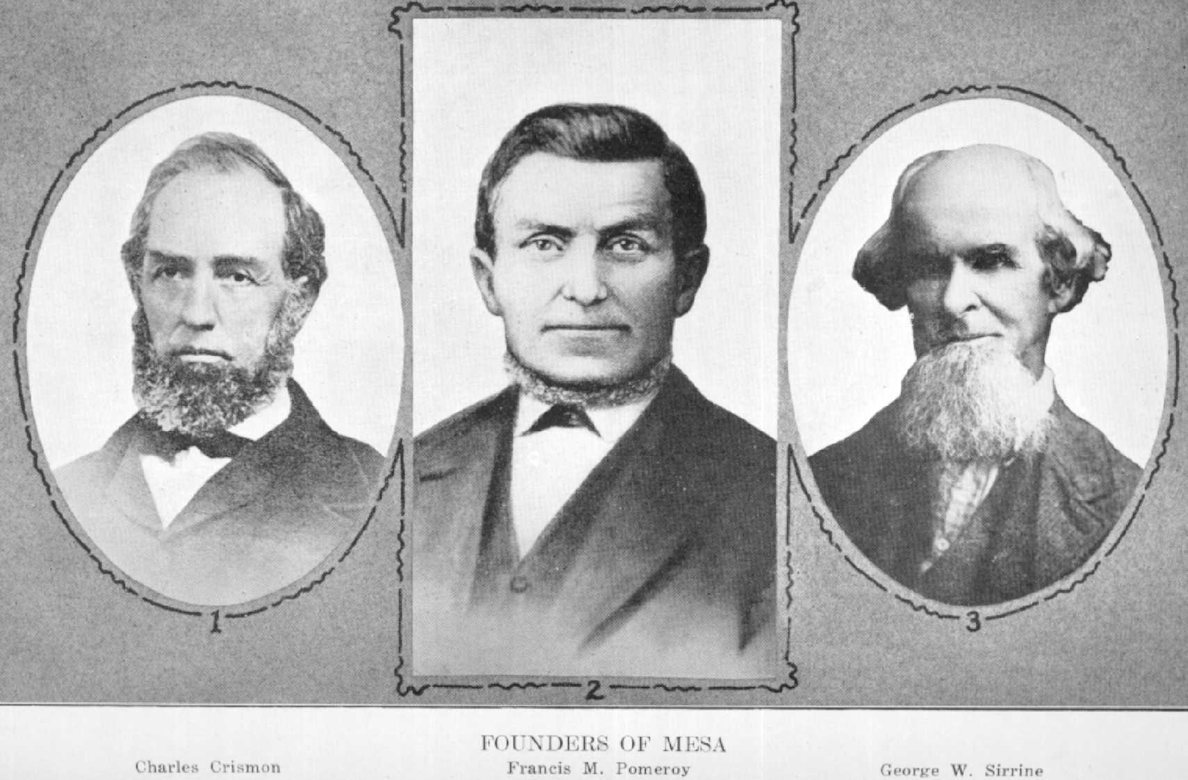 Charles Crismon, Francis M. Pomeroy, George W. Sirrine c. 1878